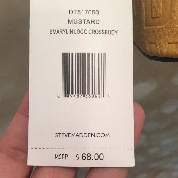 NWT STEVE MADDEN purse. Mustard Color. #27 - Picture 3 of 8